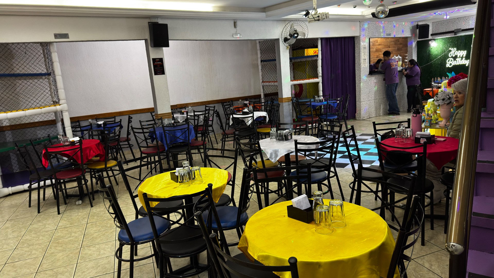 Salão principal do Castelo Mágico Buffet Infantil